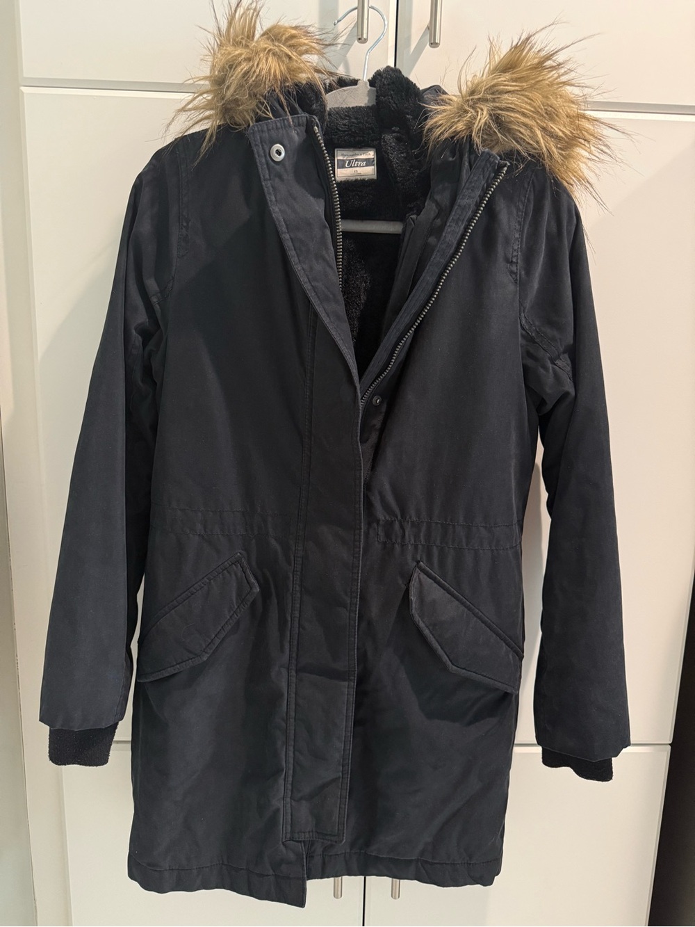 Abercrombie & Fitch removable liner parka coat